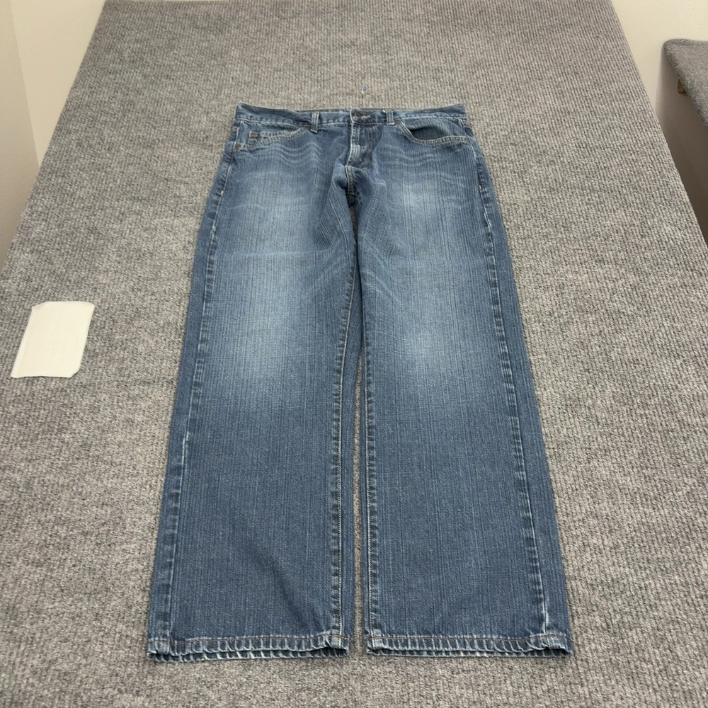 Nautica Jeans Co. Jeans Mens 36 Blue Cotton Straight Leg Casual Streetwear